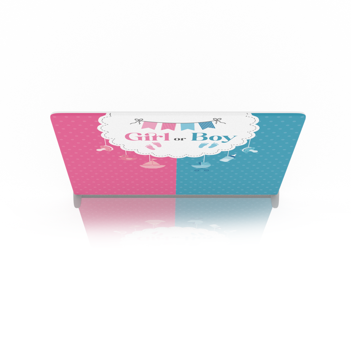 Girl or Boy Baby Shower Backdrop