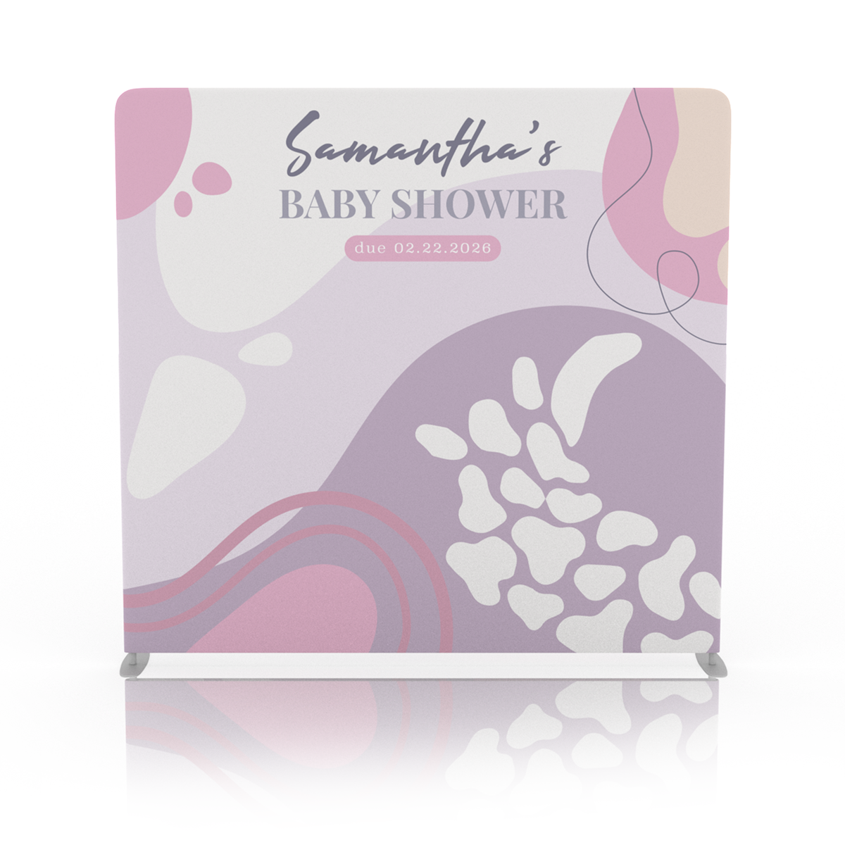 Soft Pastel Baby Shower Backdrop