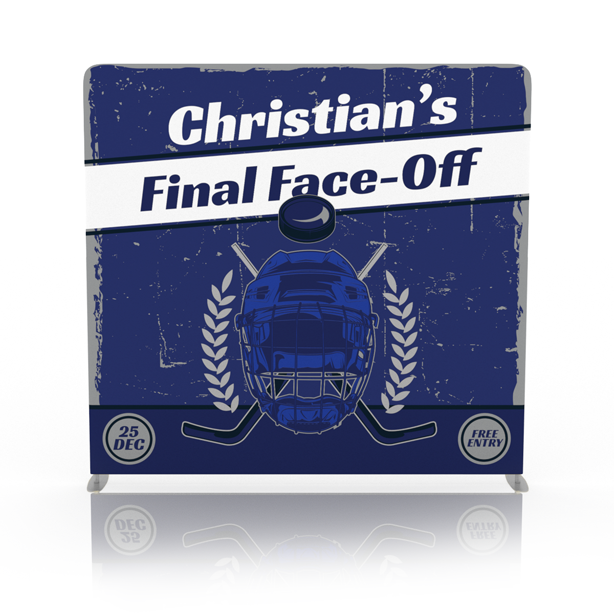 The Final Face Off Backdrop