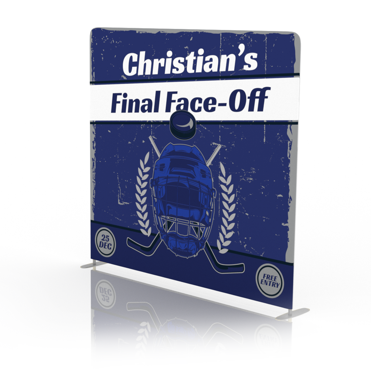 The Final Face Off Backdrop