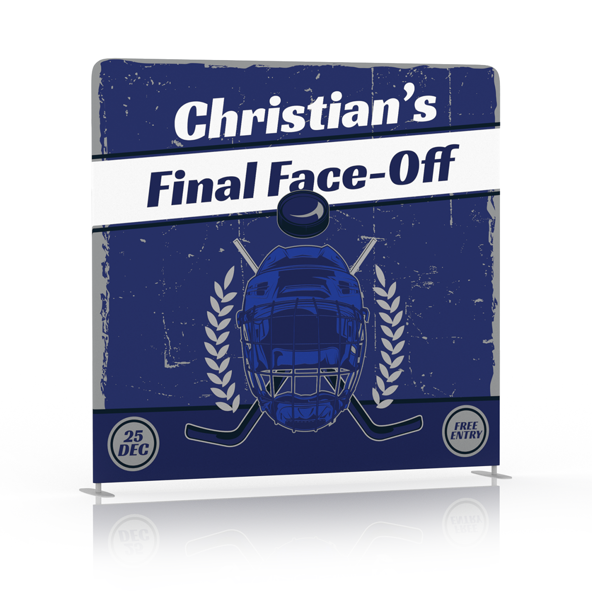 The Final Face Off Backdrop