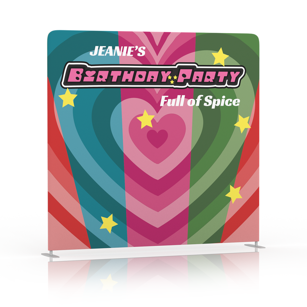 Sugar & Spice Birthday Backdrop