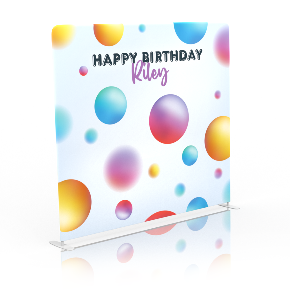 Pop of Color Birthday Backdrop