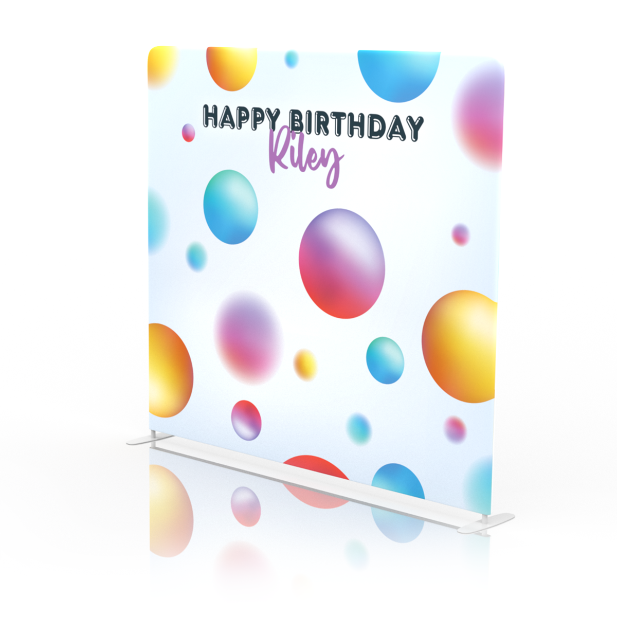 Pop of Color Birthday Backdrop