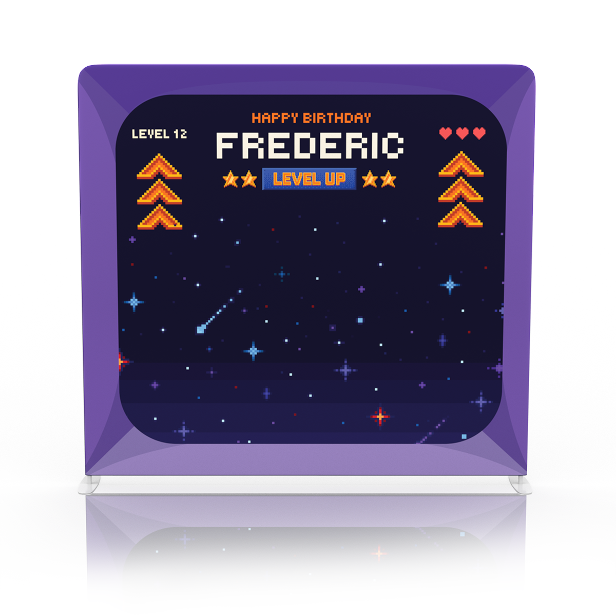 Birthday Arcade Backdrop