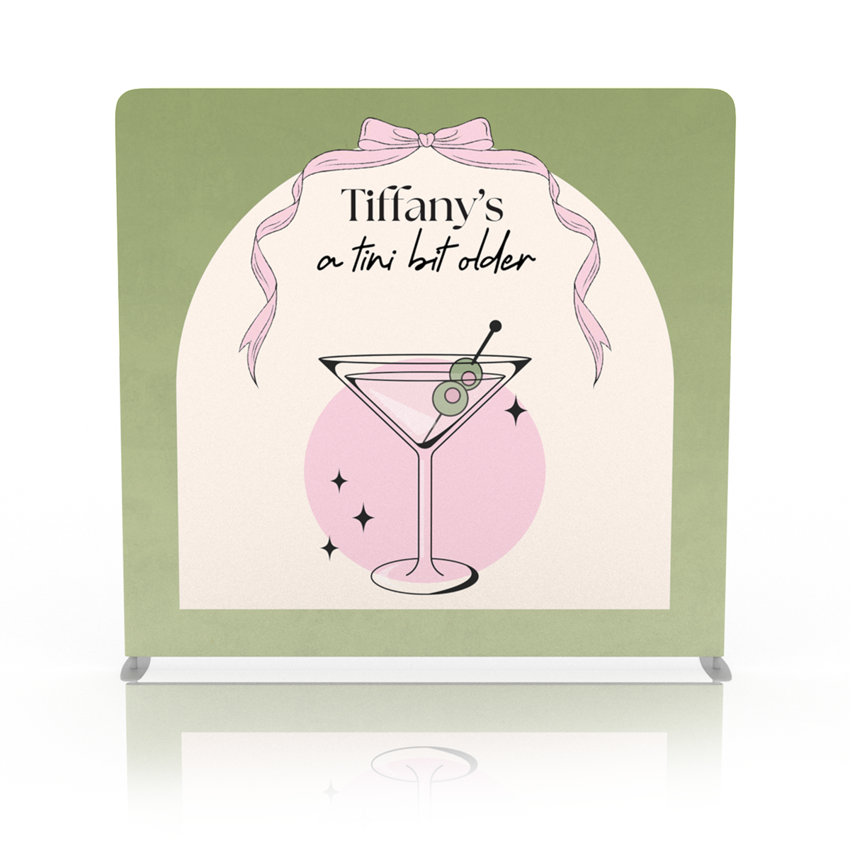A "Tini" bit Older Birthday Backdrop
