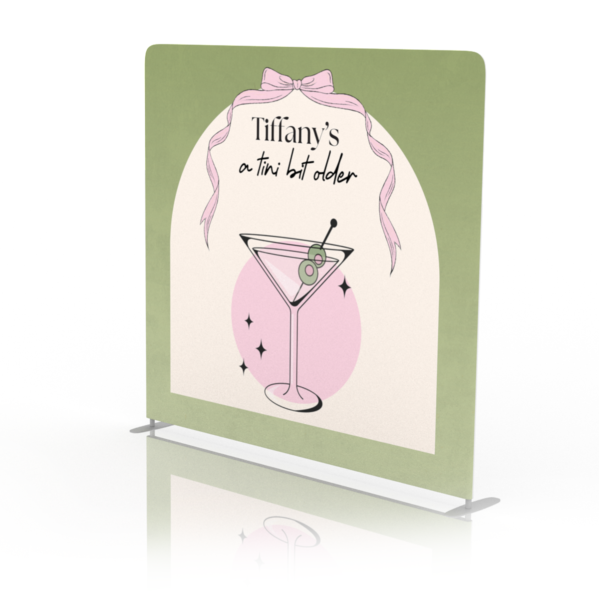 A "Tini" bit Older Birthday Backdrop