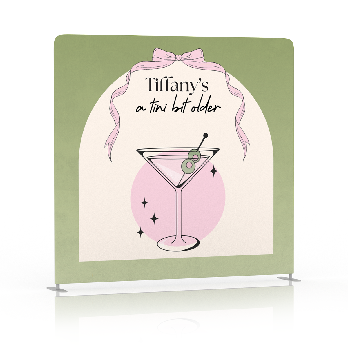 A "Tini" bit Older Birthday Backdrop