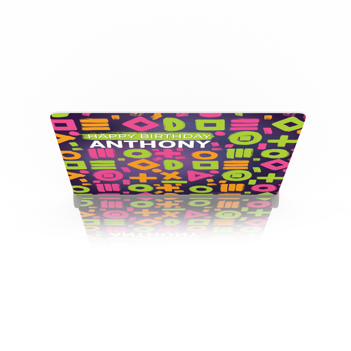 Neon Birthday Backdrop