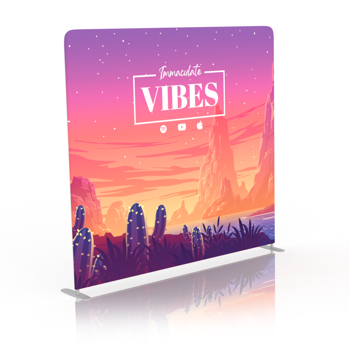 Immaculate Vibes Podcast Backdrop