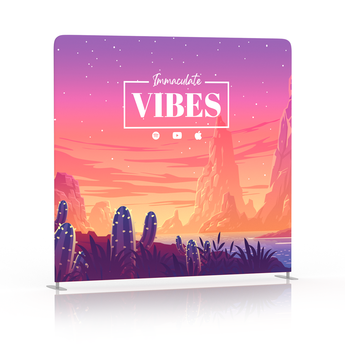 Immaculate Vibes Podcast Backdrop