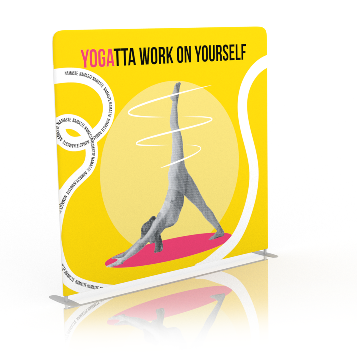 Yogatta Work on Yourself Backdrop