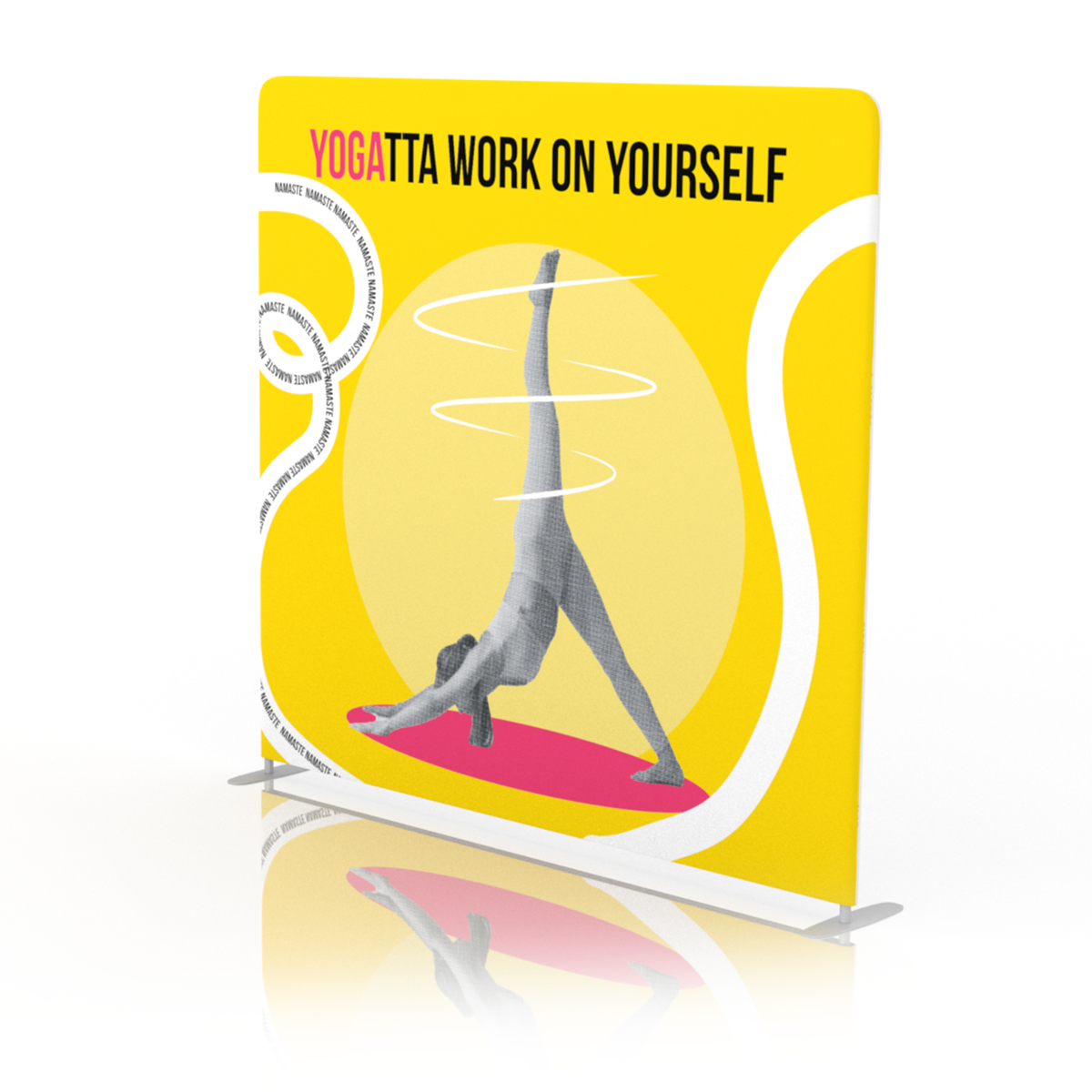 Yogatta Work on Yourself Backdrop