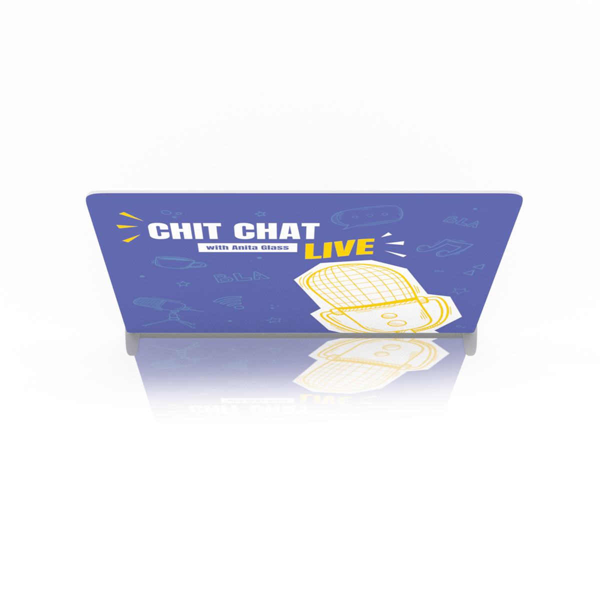 Chit Chat Live Backdrop