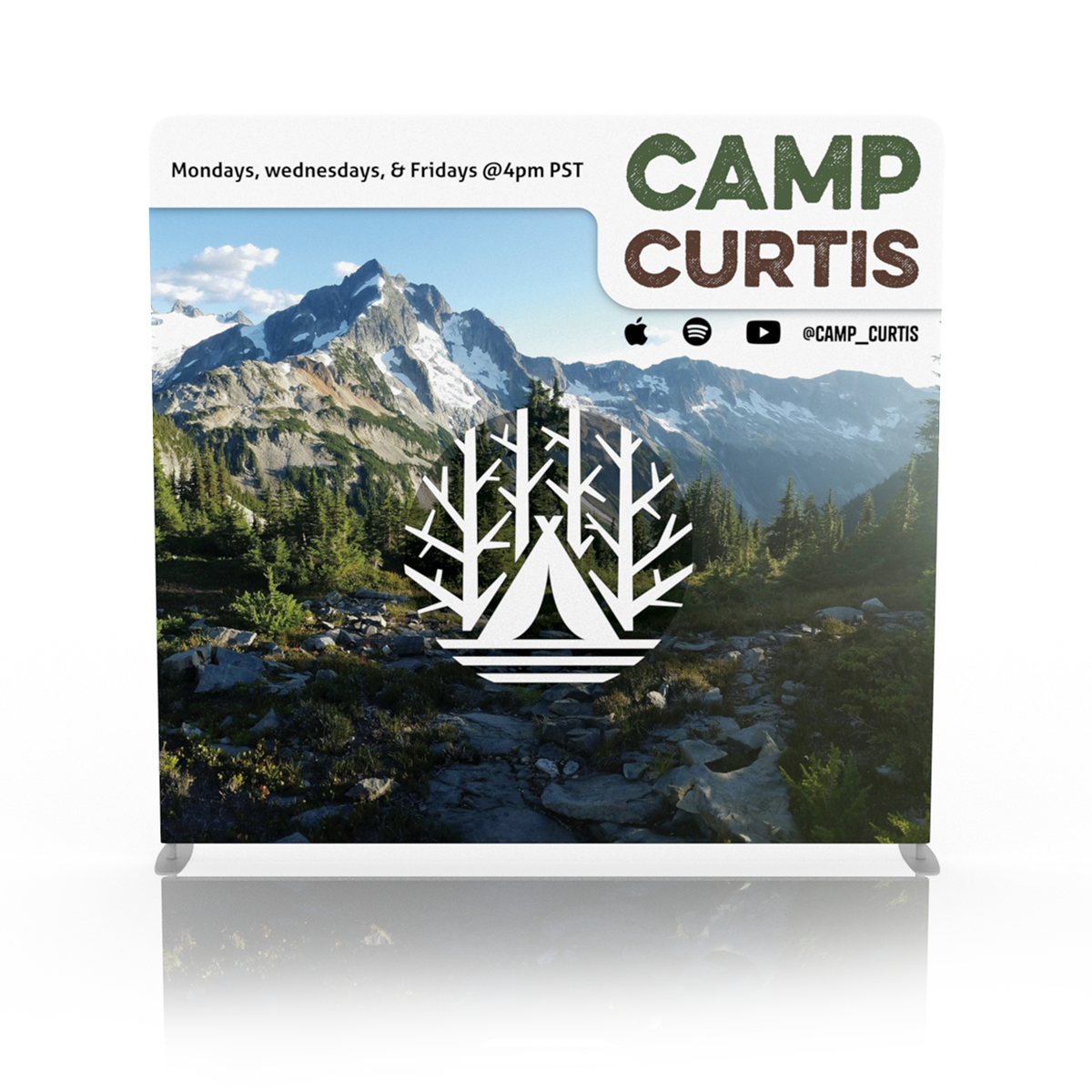 Camp Curtis Backdrop