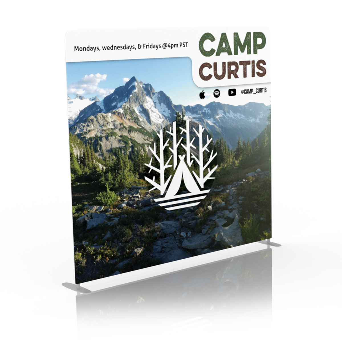 Camp Curtis Backdrop
