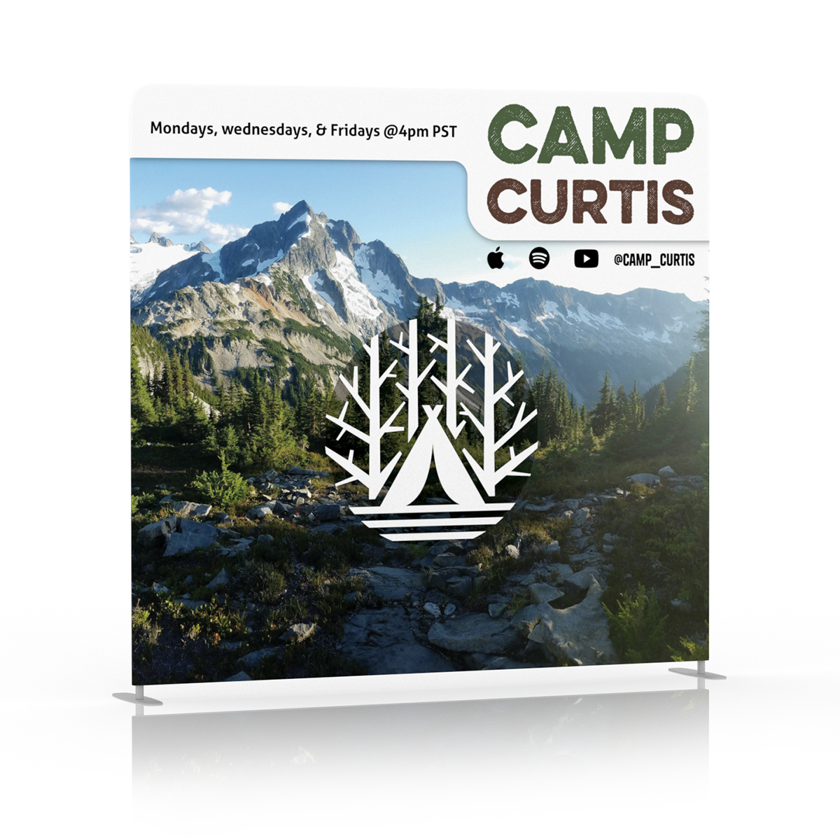 Camp Curtis Backdrop