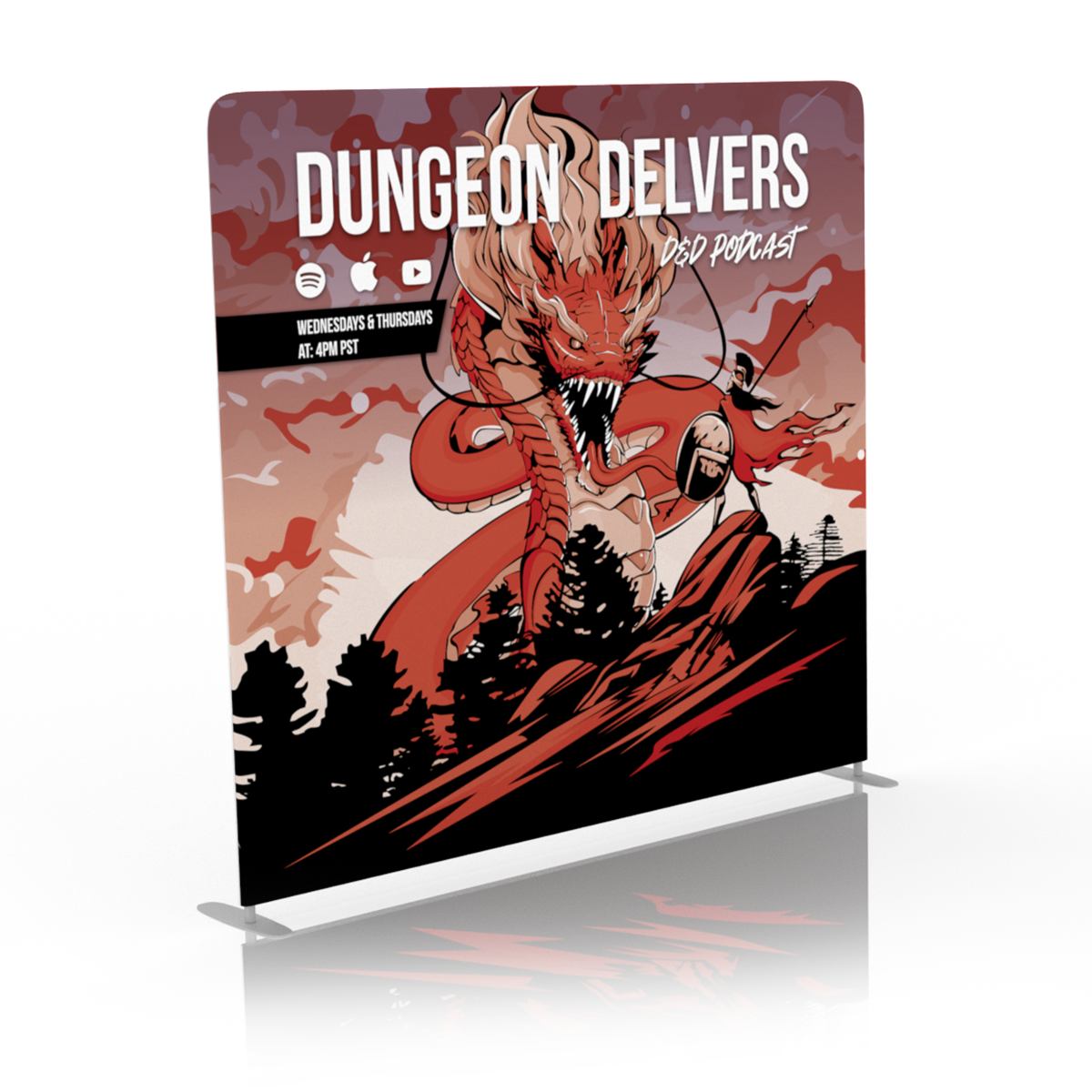 Dragons and Dungeons Backdrop