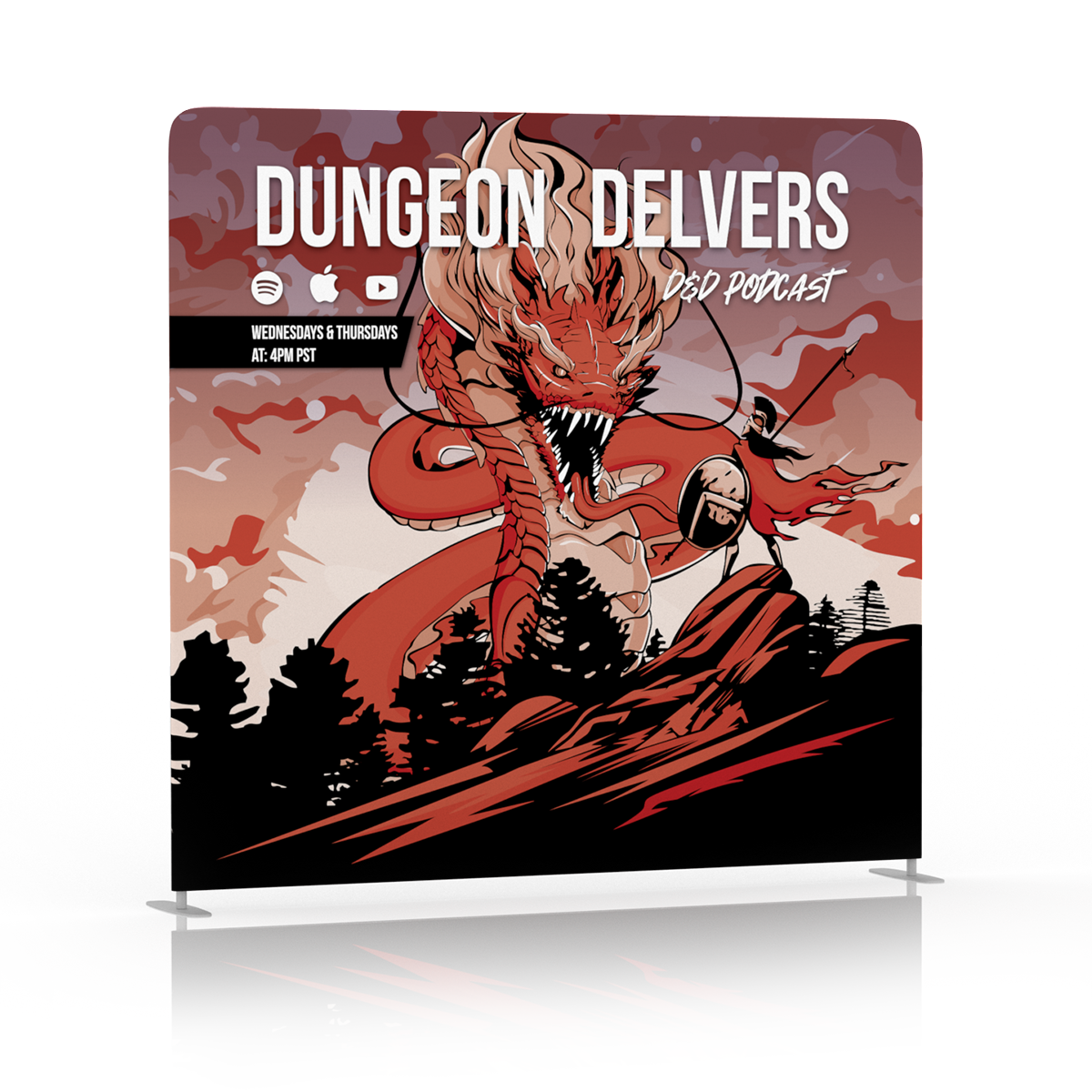 Dragons and Dungeons Backdrop