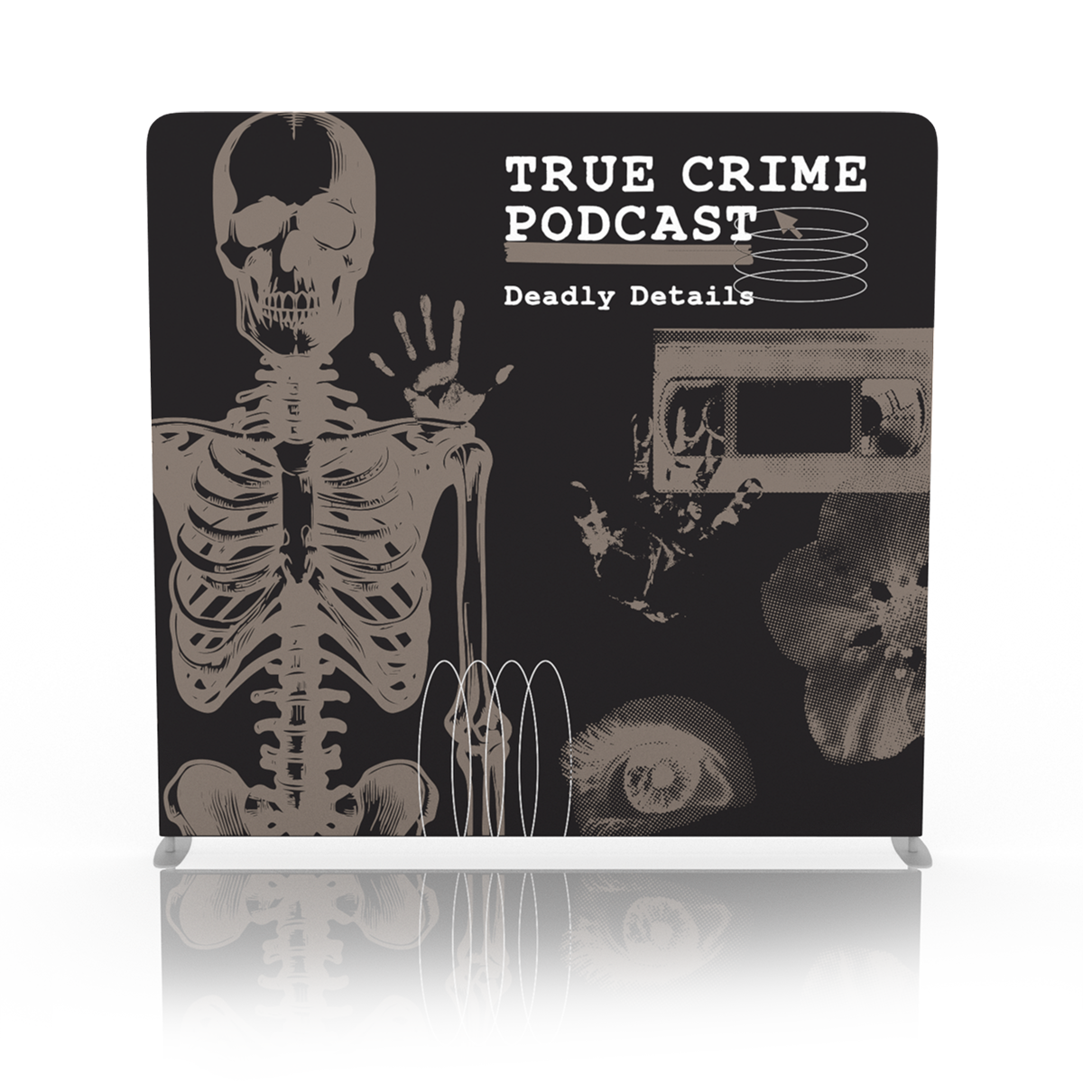 True Crime Podcast Backdrop