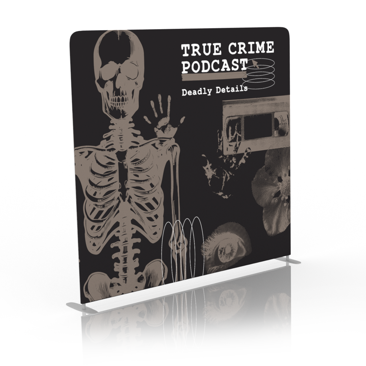 True Crime Podcast Backdrop