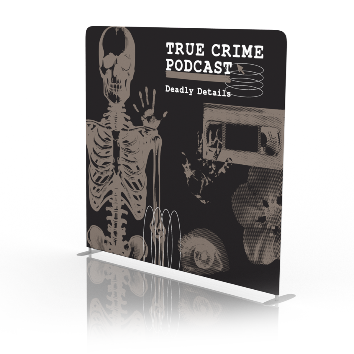 True Crime Podcast Backdrop