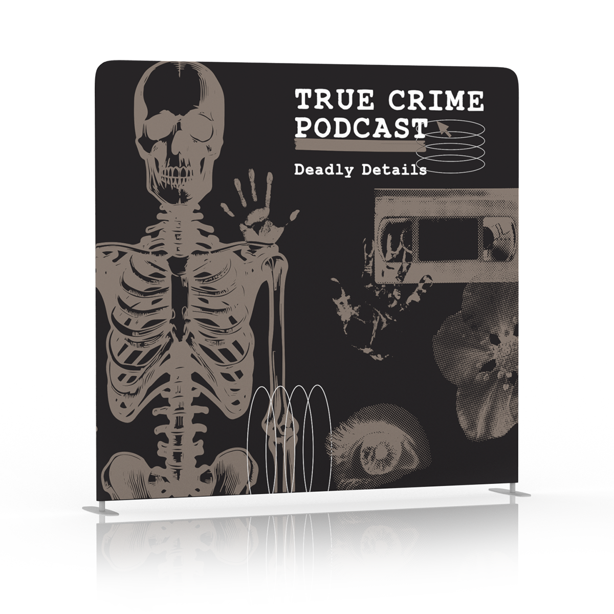 True Crime Podcast Backdrop