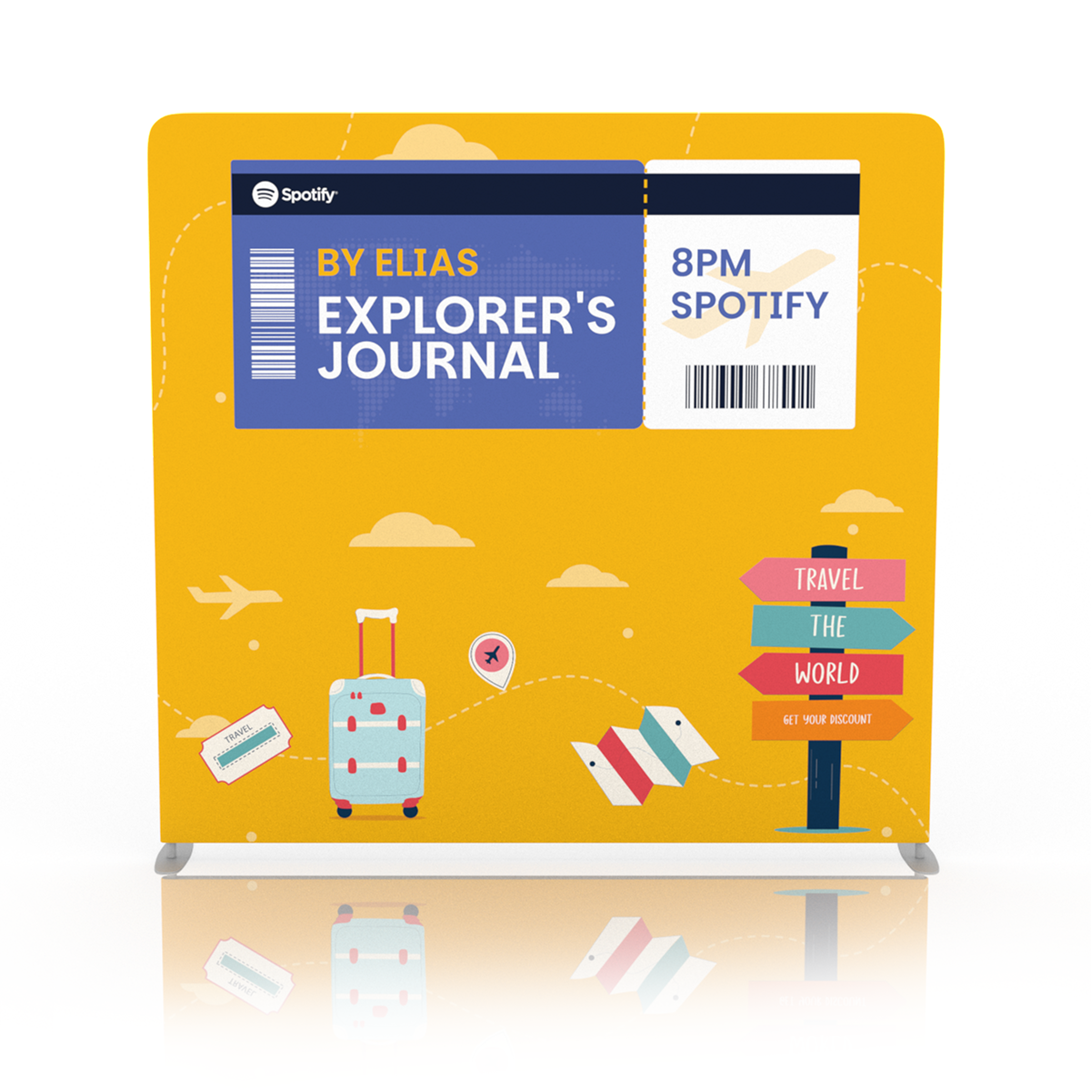 Explorer's Journal Backdrop