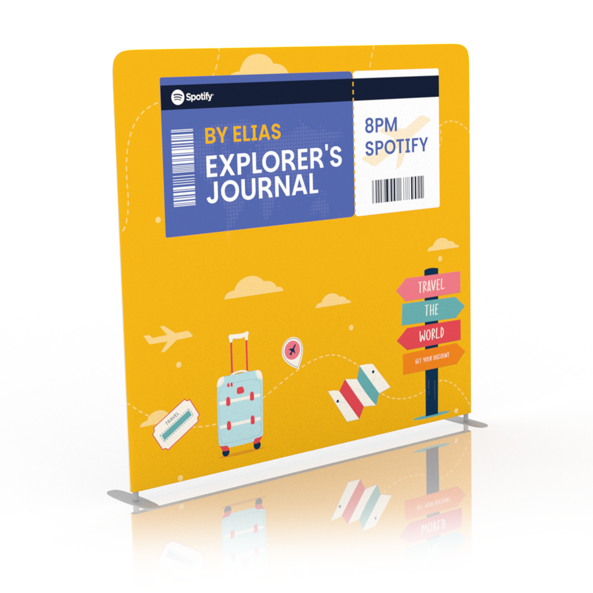 Explorer's Journal Backdrop