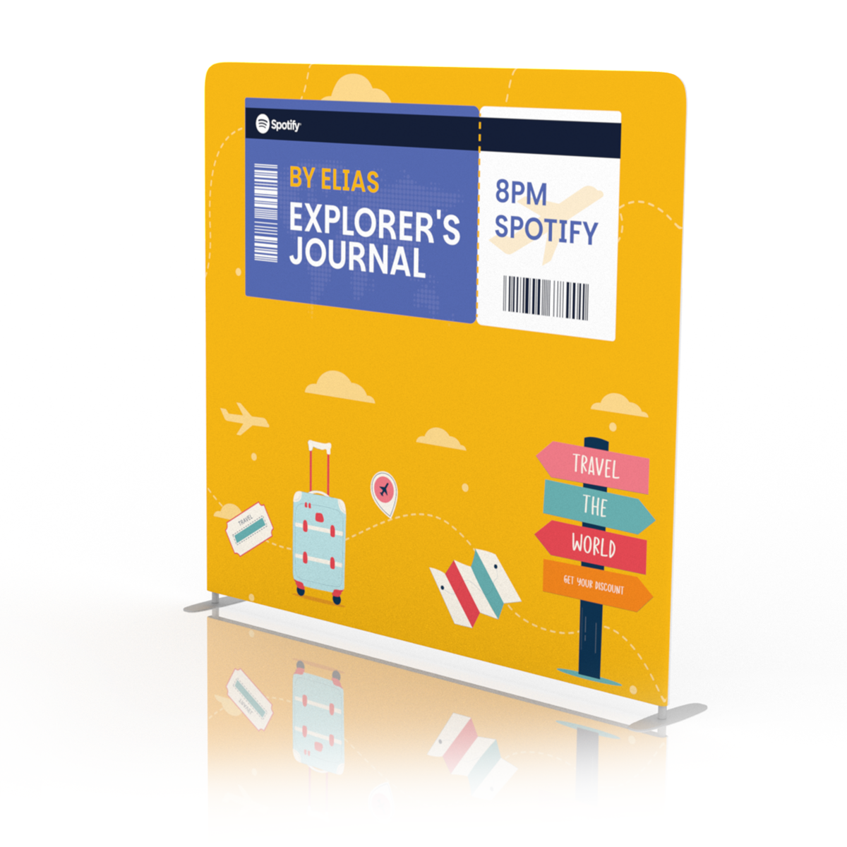 Explorer's Journal Backdrop