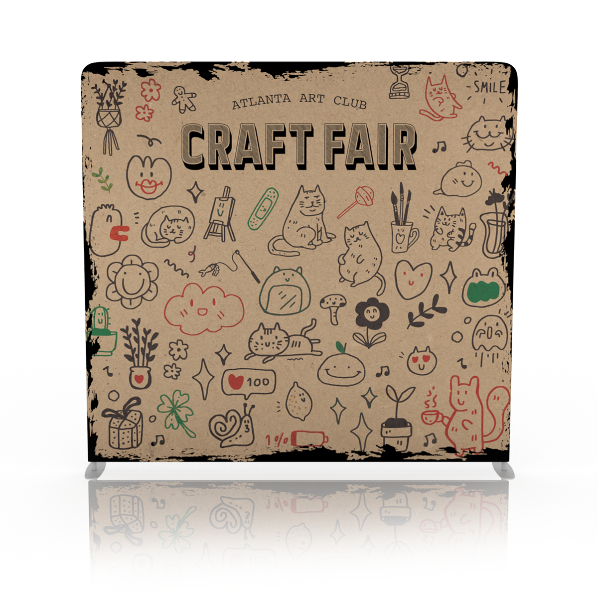 Craft Fair Backdrop