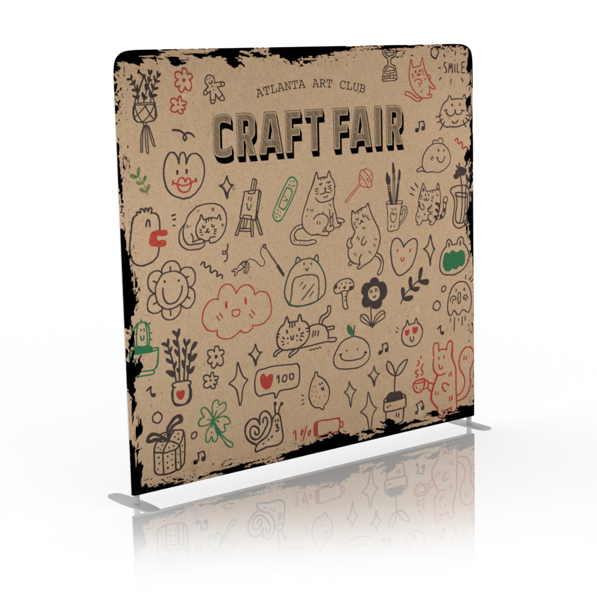 Craft Fair Backdrop