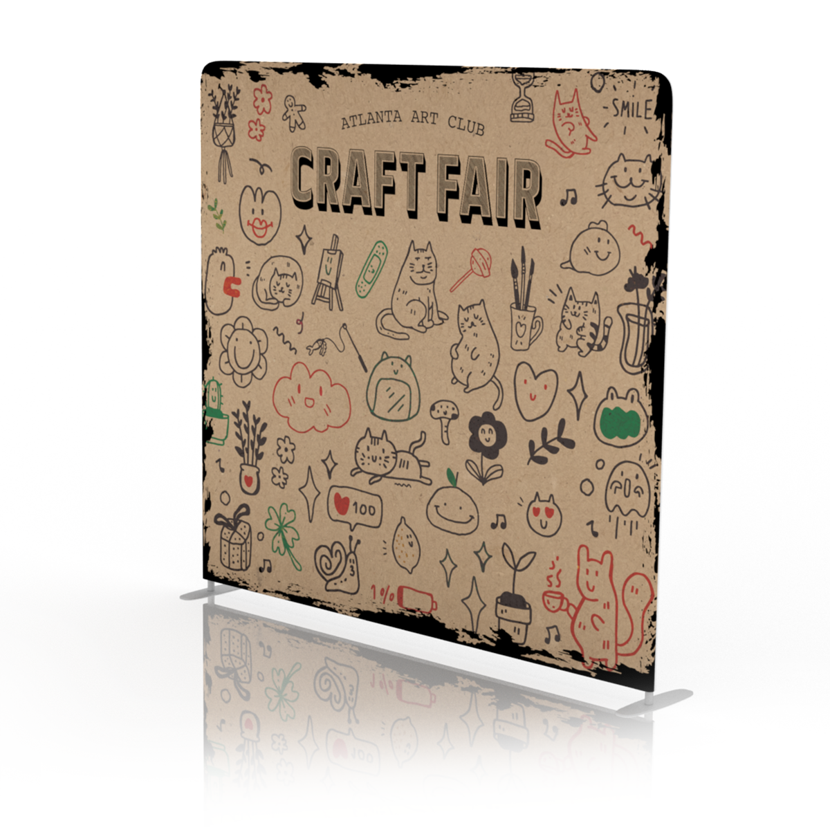 Craft Fair Backdrop