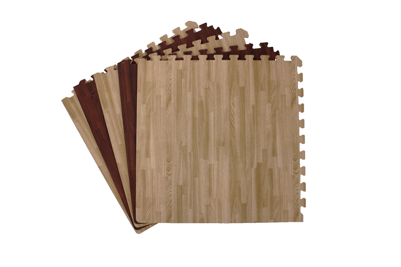 10x10 reversible wood tiles