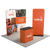 8ft QuickZip Curved - Single-Sided, Lights, Podium, QuickZip Banner Stand