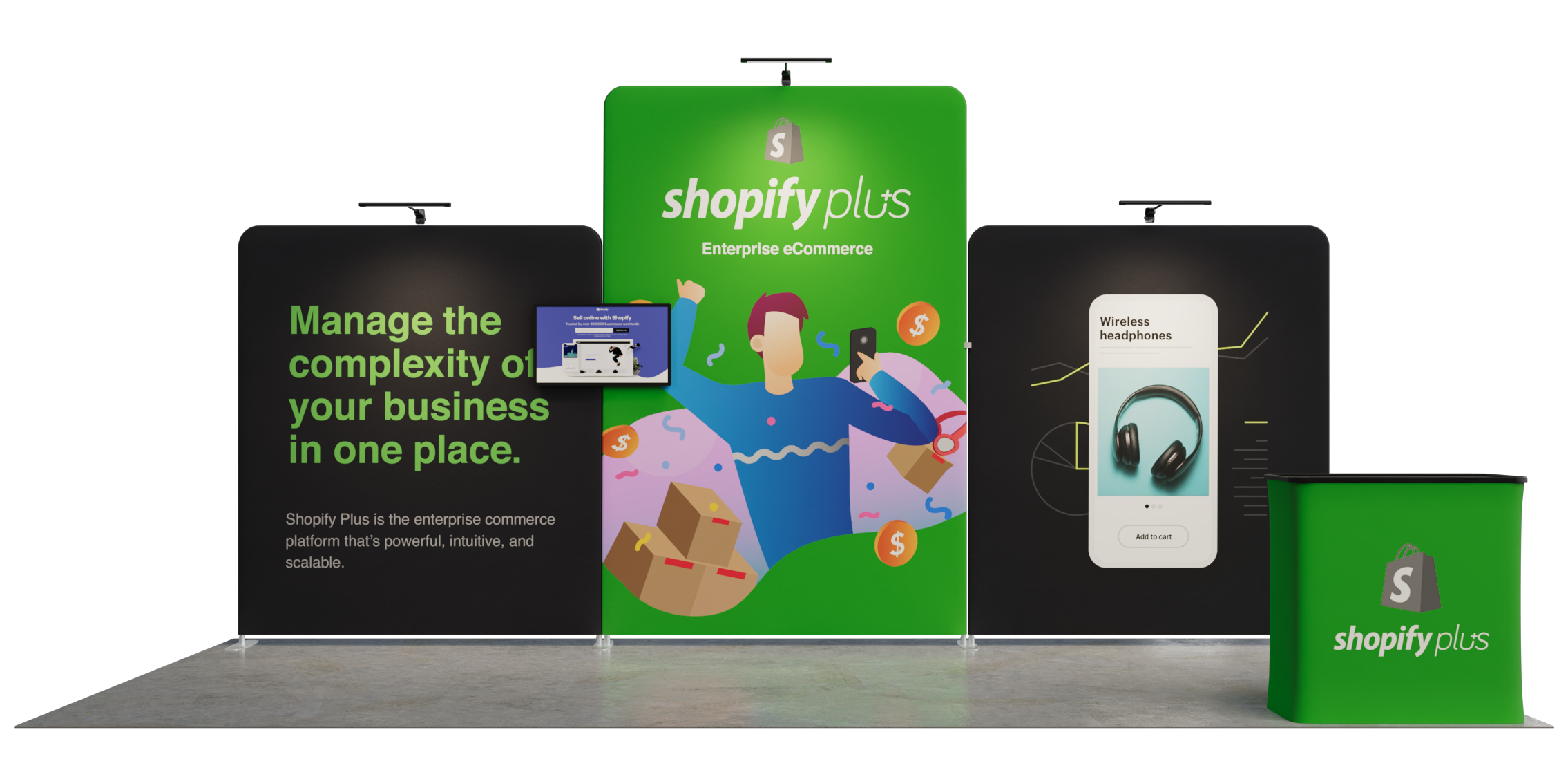 20ft Trade Show Displays