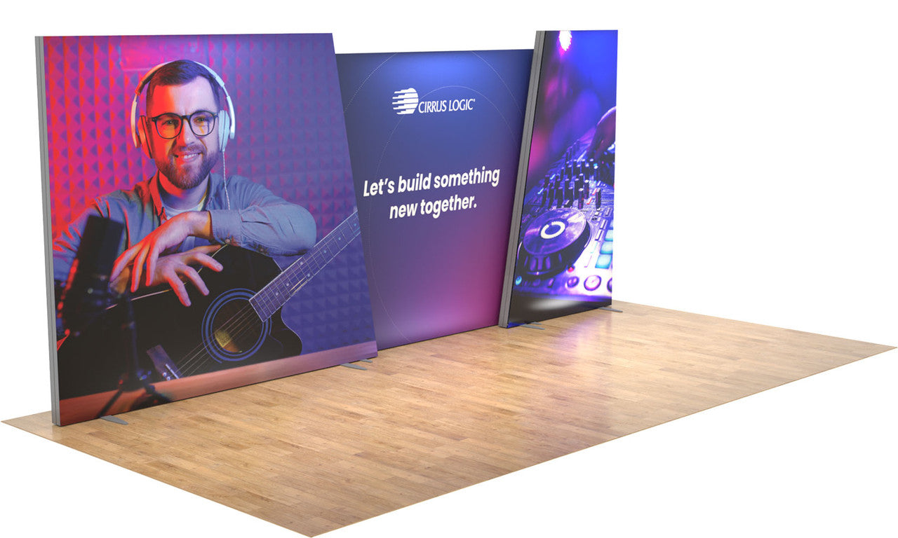 20ft Angled FireFly Lightbox