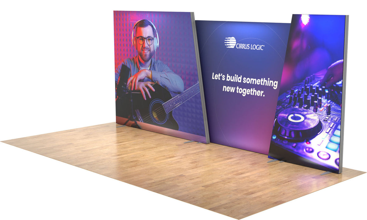20ft Angled FireFly Lightbox