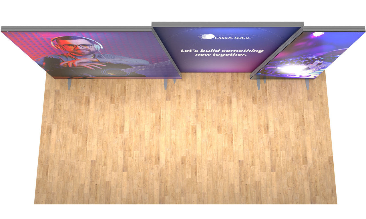 20ft Angled FireFly Lightbox