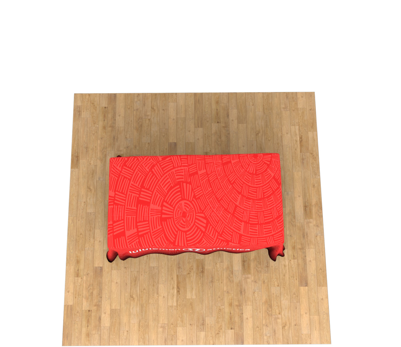 6ft printed table throw