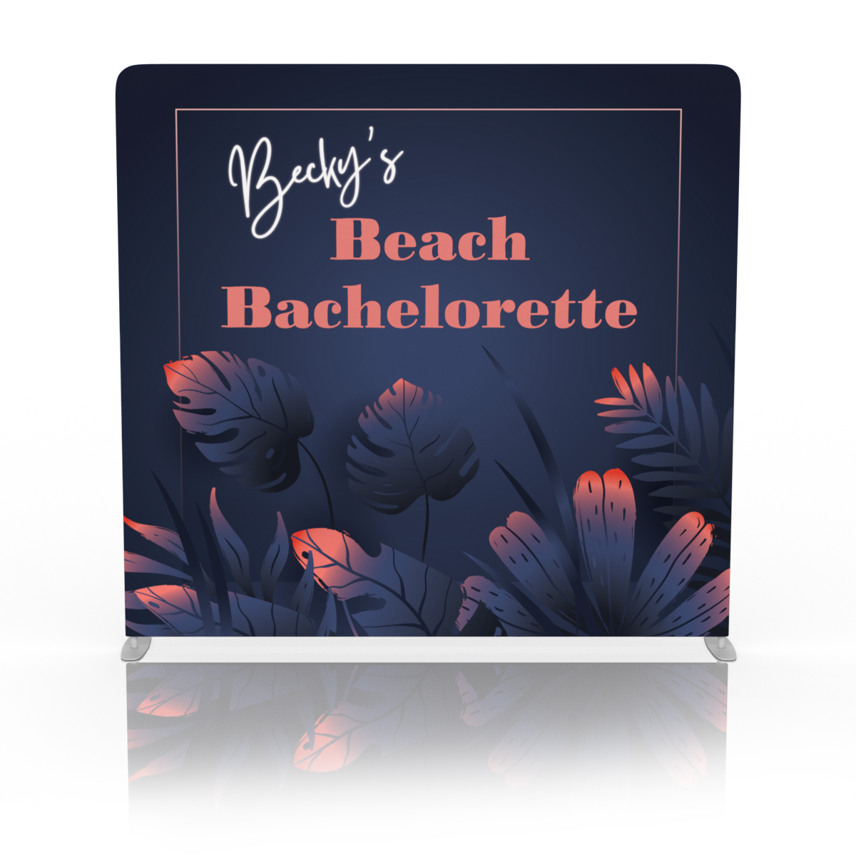 Moonlit Shore Bachelorette Backdrop