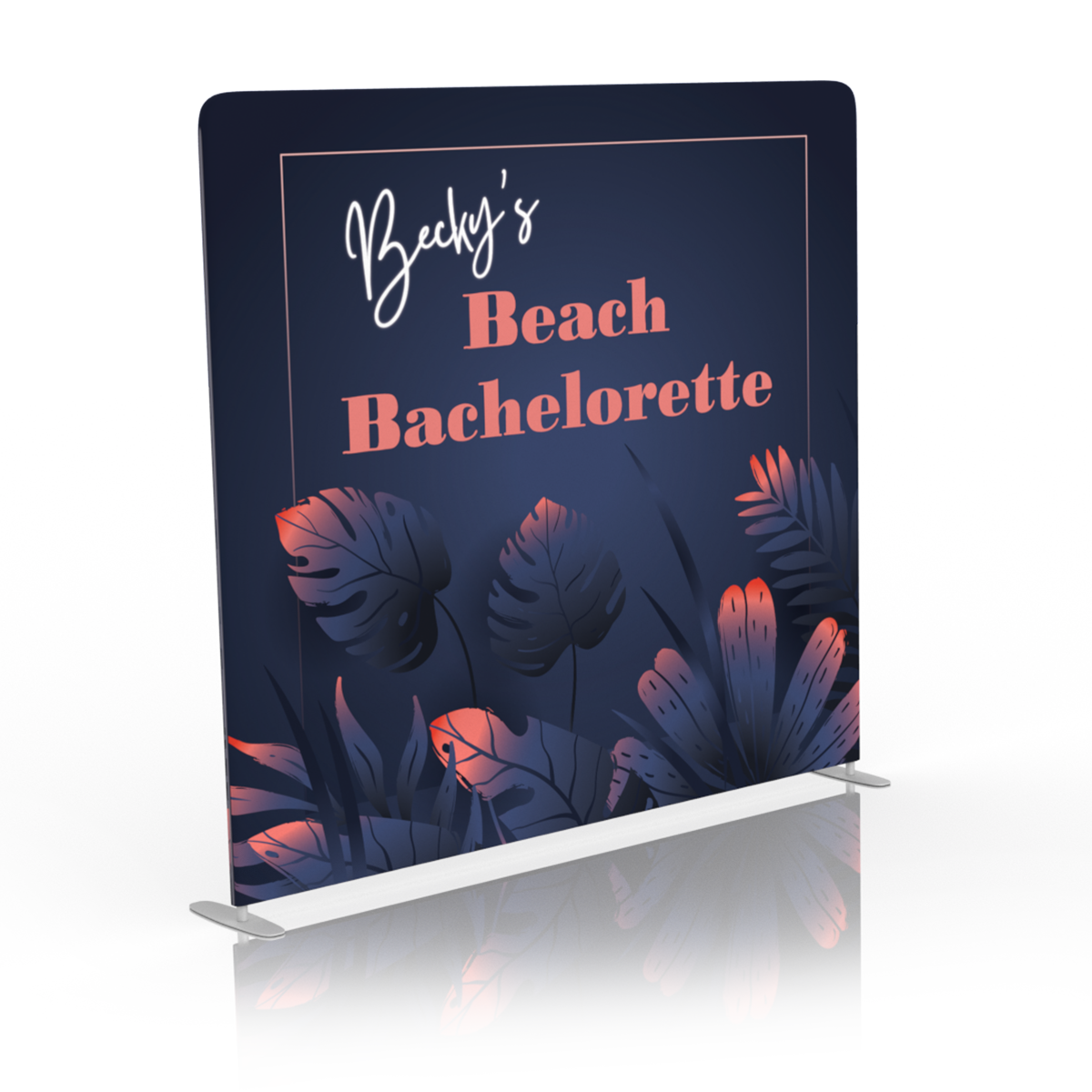 Moonlit Shore Bachelorette Backdrop