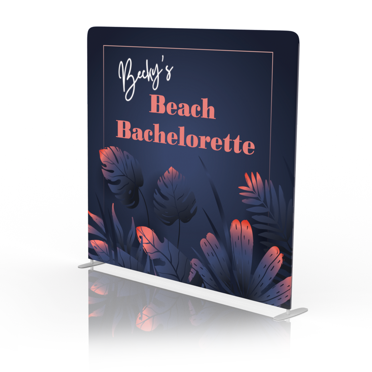 Moonlit Shore Bachelorette Backdrop