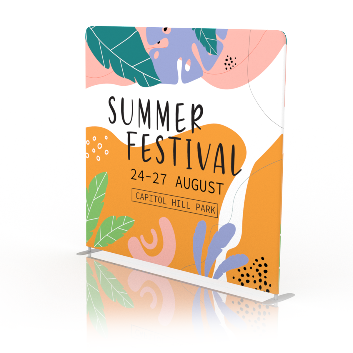 Boho Summer Festival Backdrop