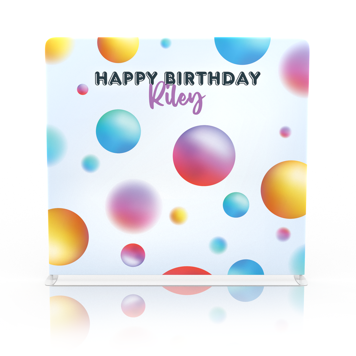 Pop of Color Birthday Backdrop