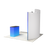 10ft QuickZip™ - Curved Single-Sided Display with Lights, Podium, and Header