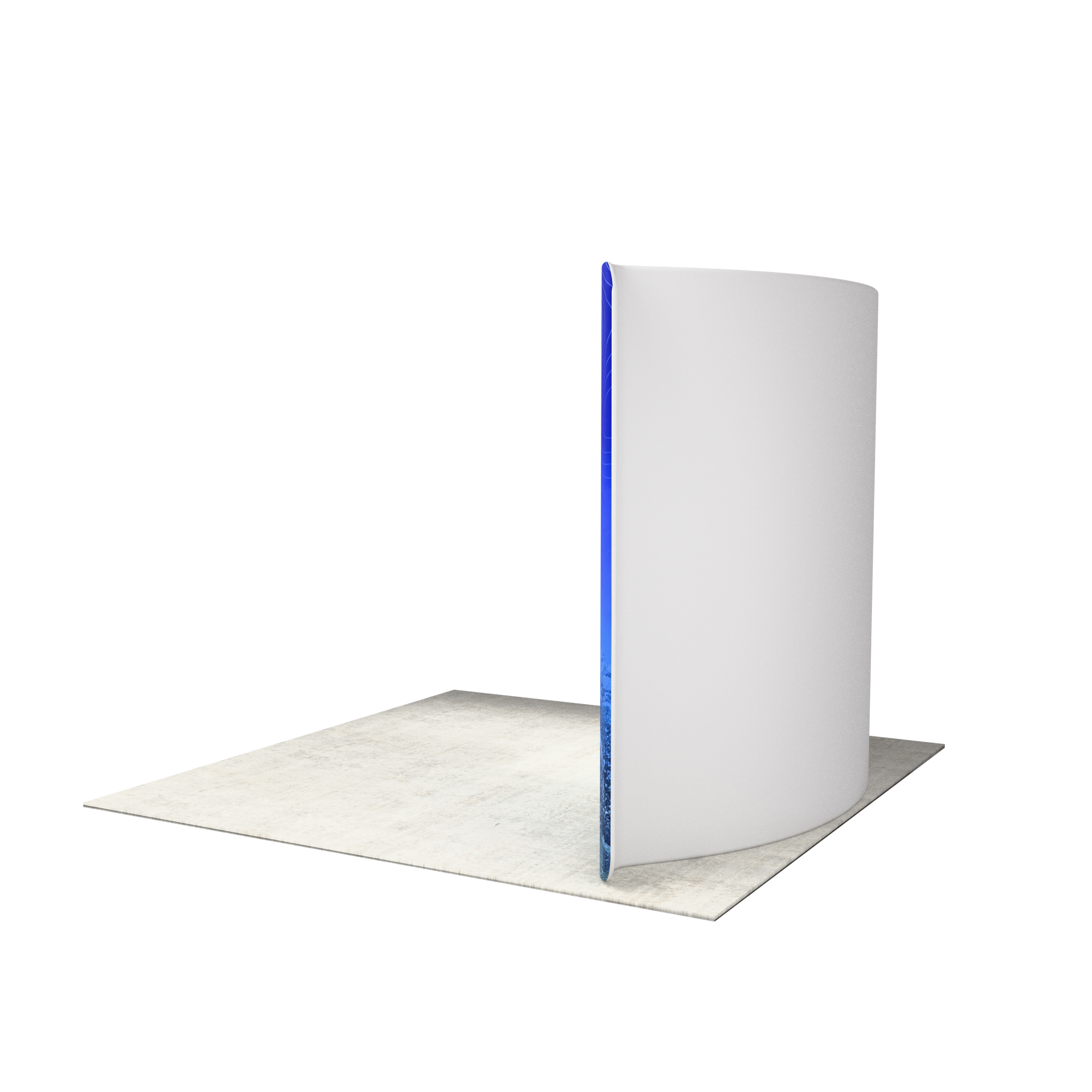 10ft QuickZip™ - Curved Single-Sided Trade Show Display