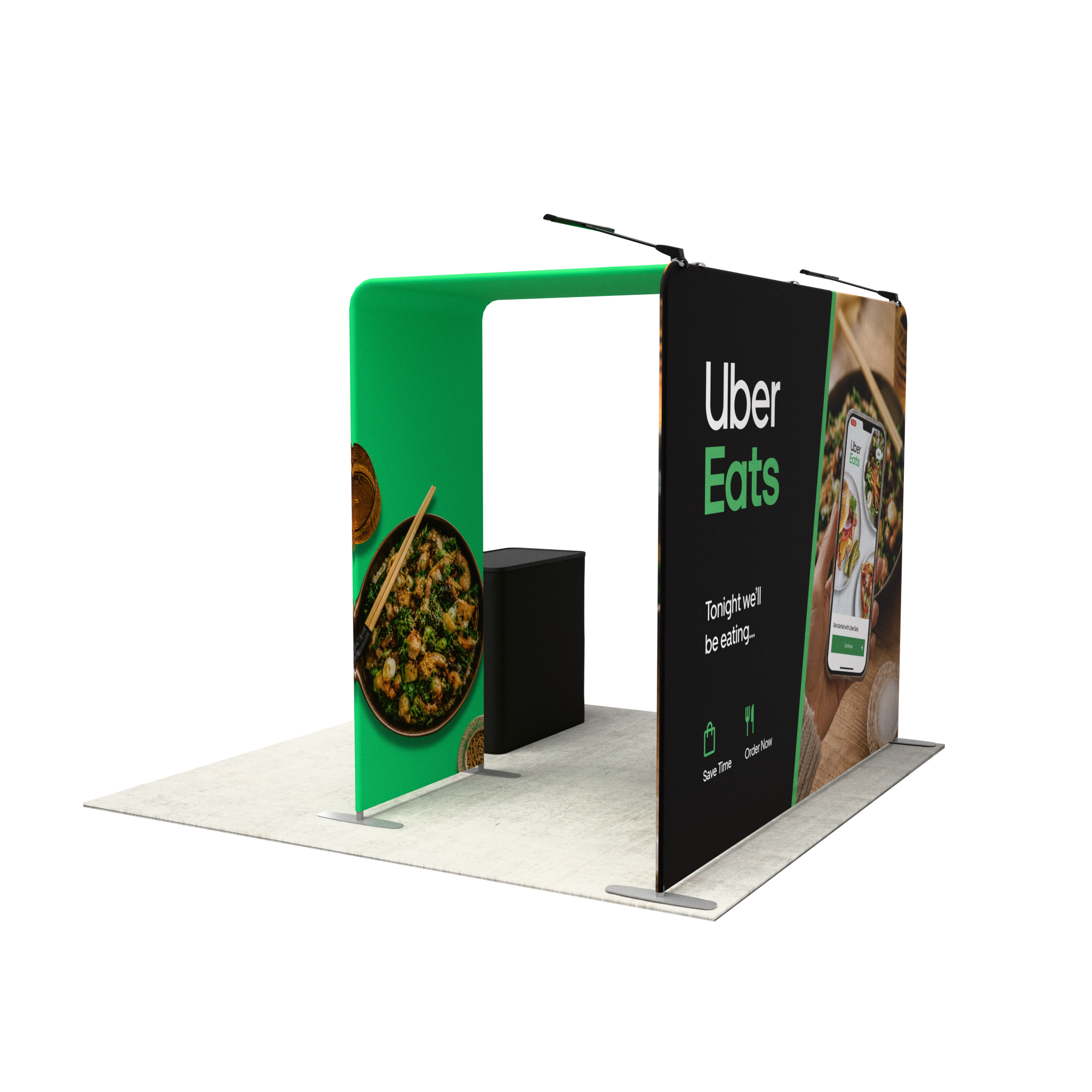 10ft QuickZip™ - Bridge Double-Sided Trade Show Display