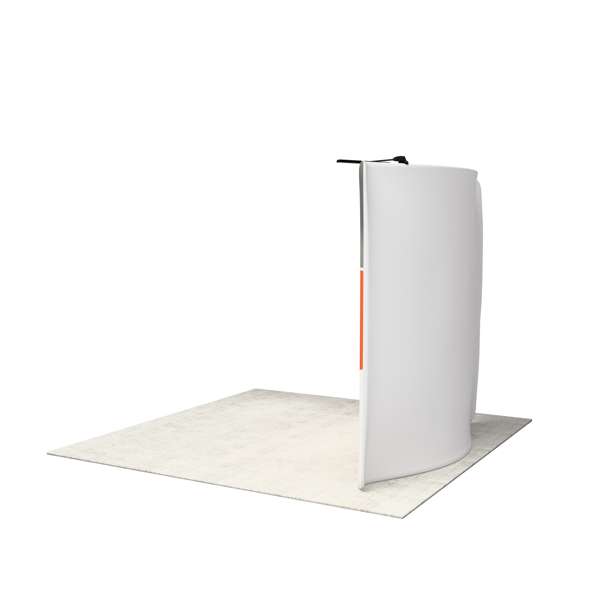 8ft QuickZip™ - Curved Single-Sided Display with Lights