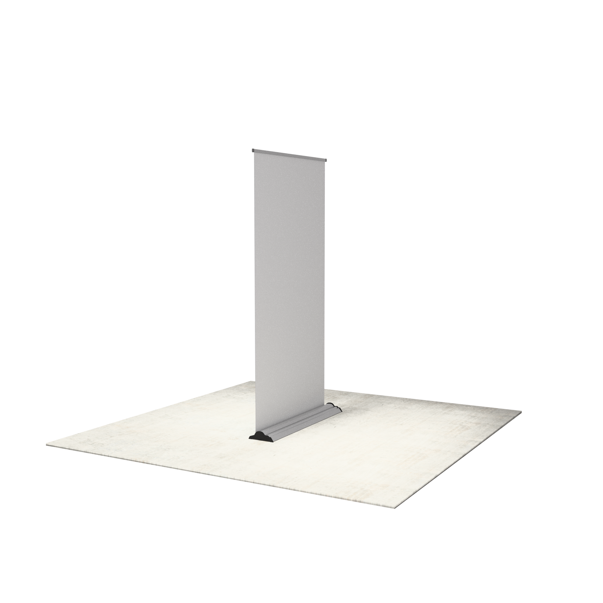 48" Vinyl Silver Step Premium Retractable Banner Stand